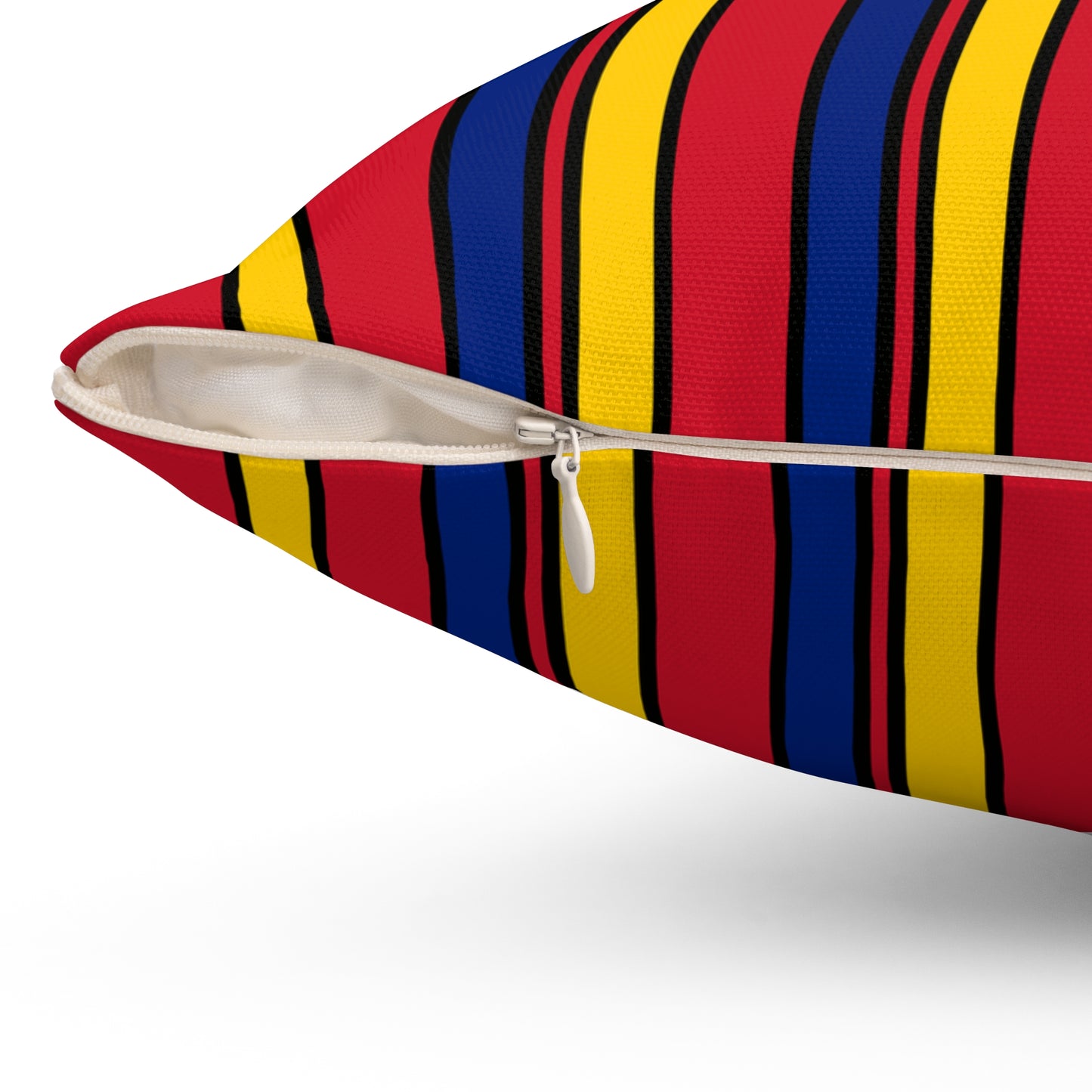 Venezuela Retro Stripes Cushion Pillow