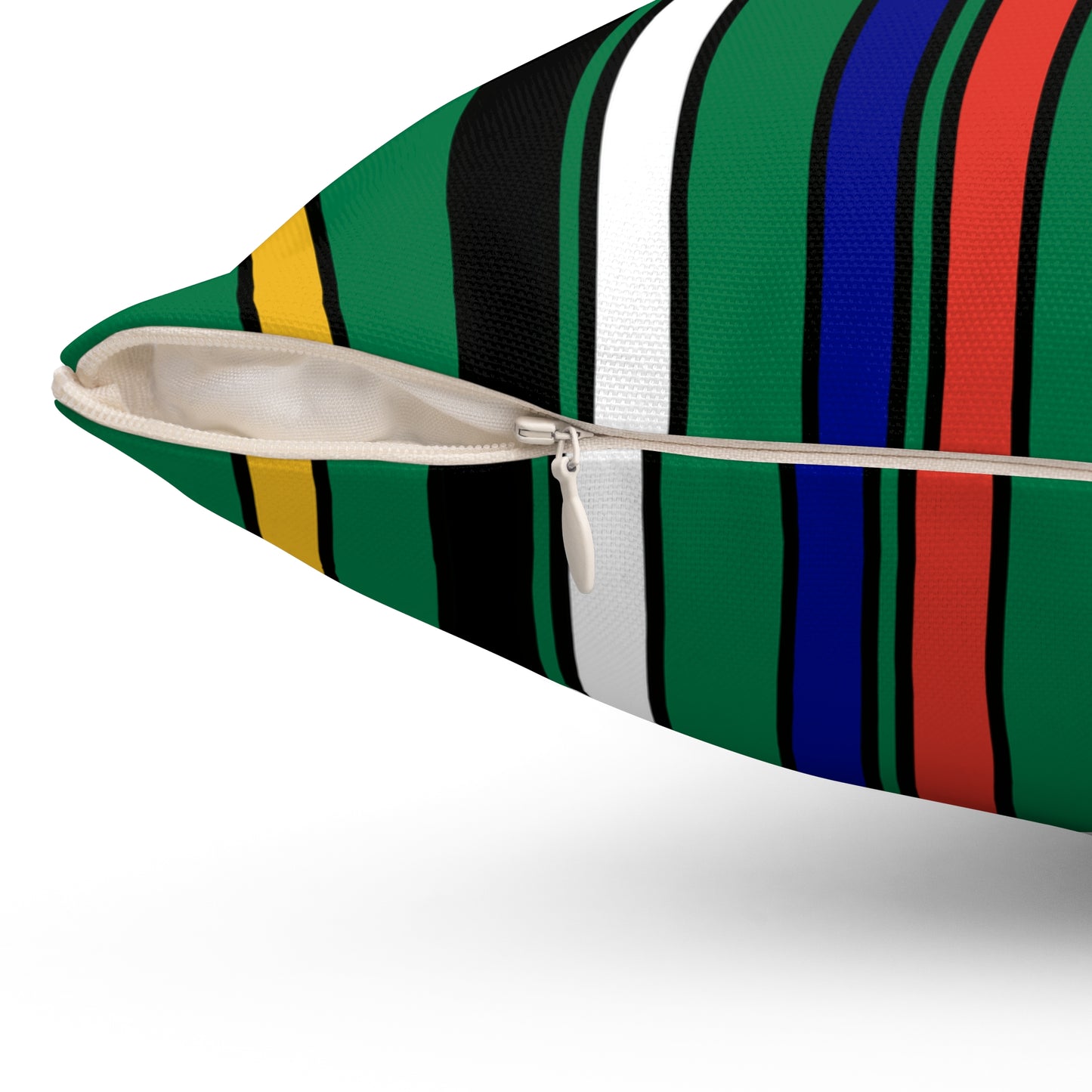 South Africa Retro Stripes Cushion Pillow