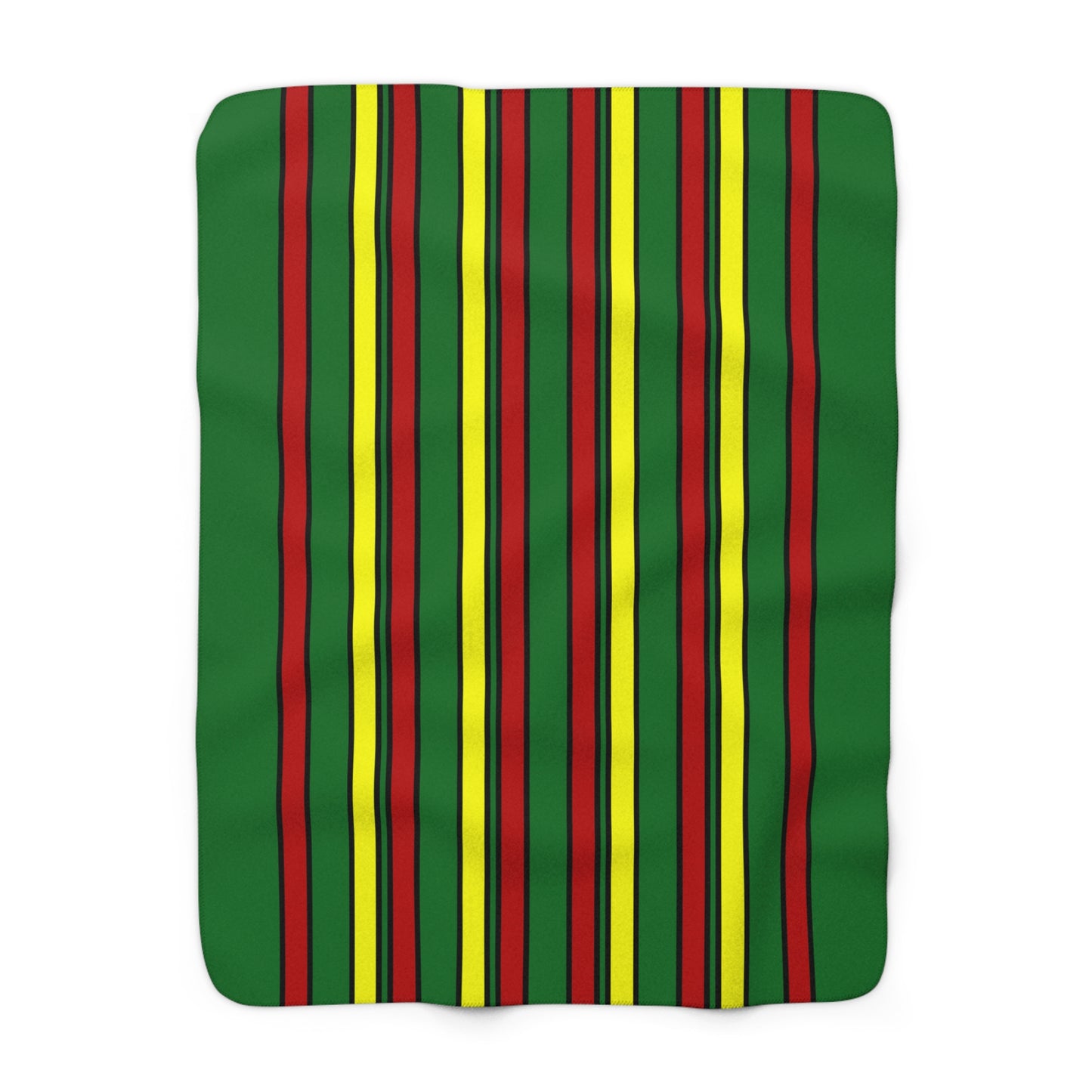Senegal Retro Stripes Blanket Throw