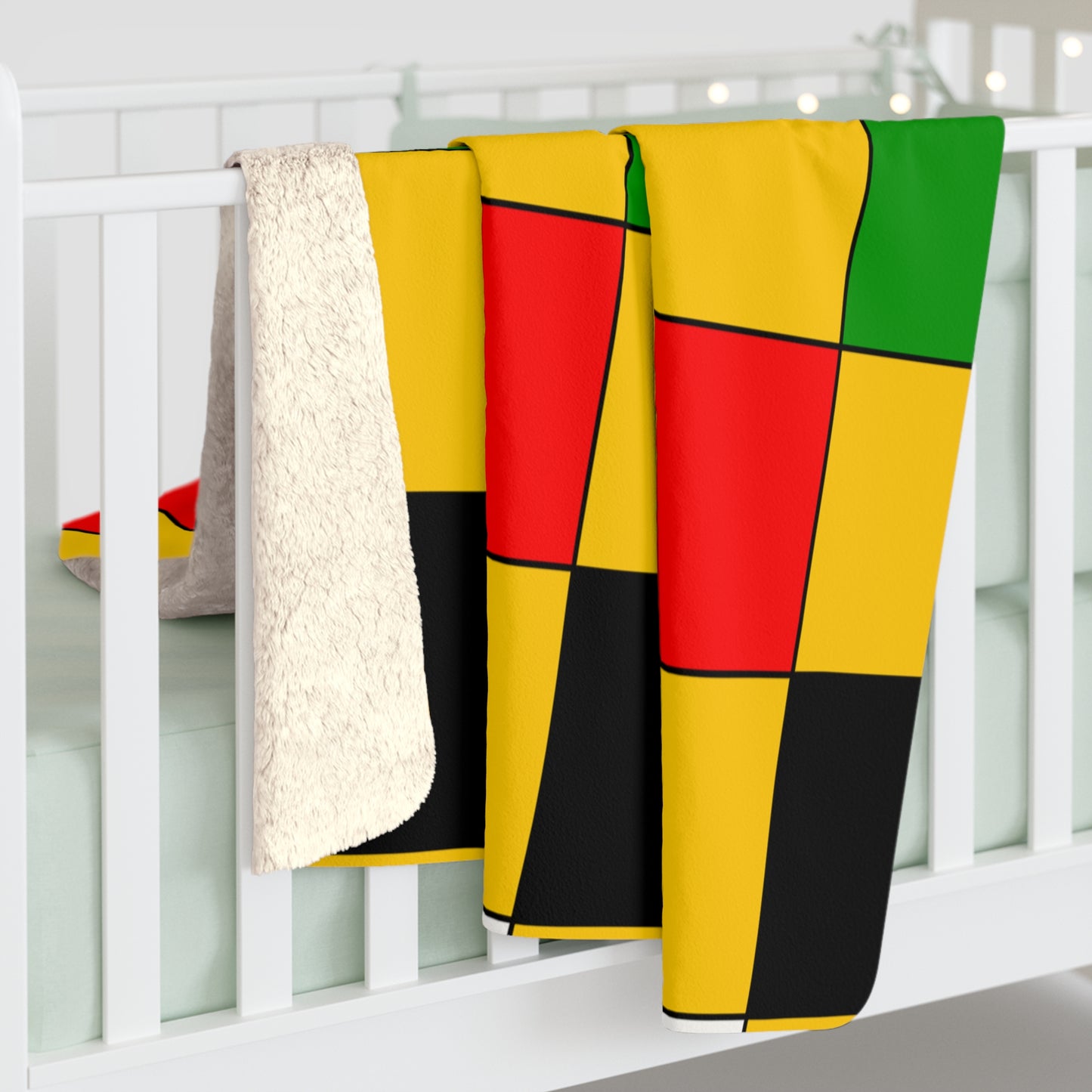 Mozambique Retro Check Blanket Throw