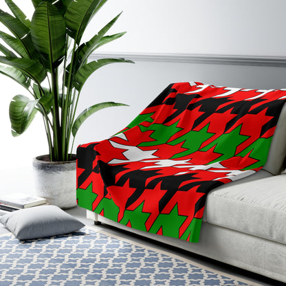 Jordan Retro Houndstooth Blanket Throw