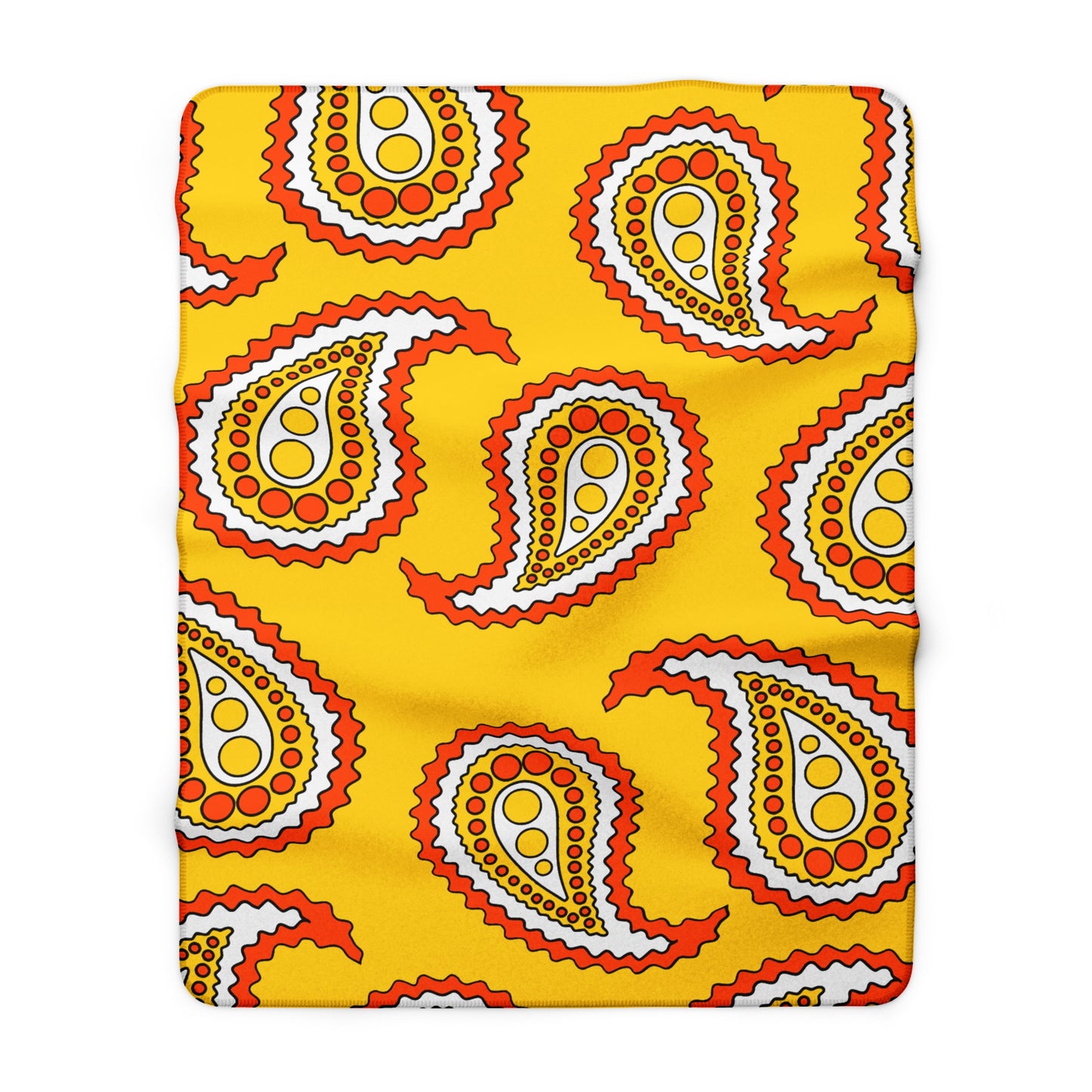 Bhutan Retro Paisley Blanket Throw