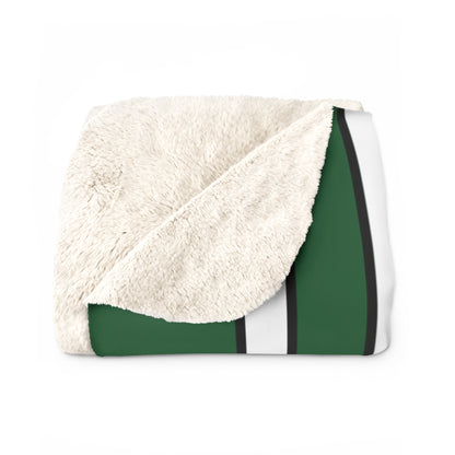 Saudi Arabia Retro Stripes Blanket Throw