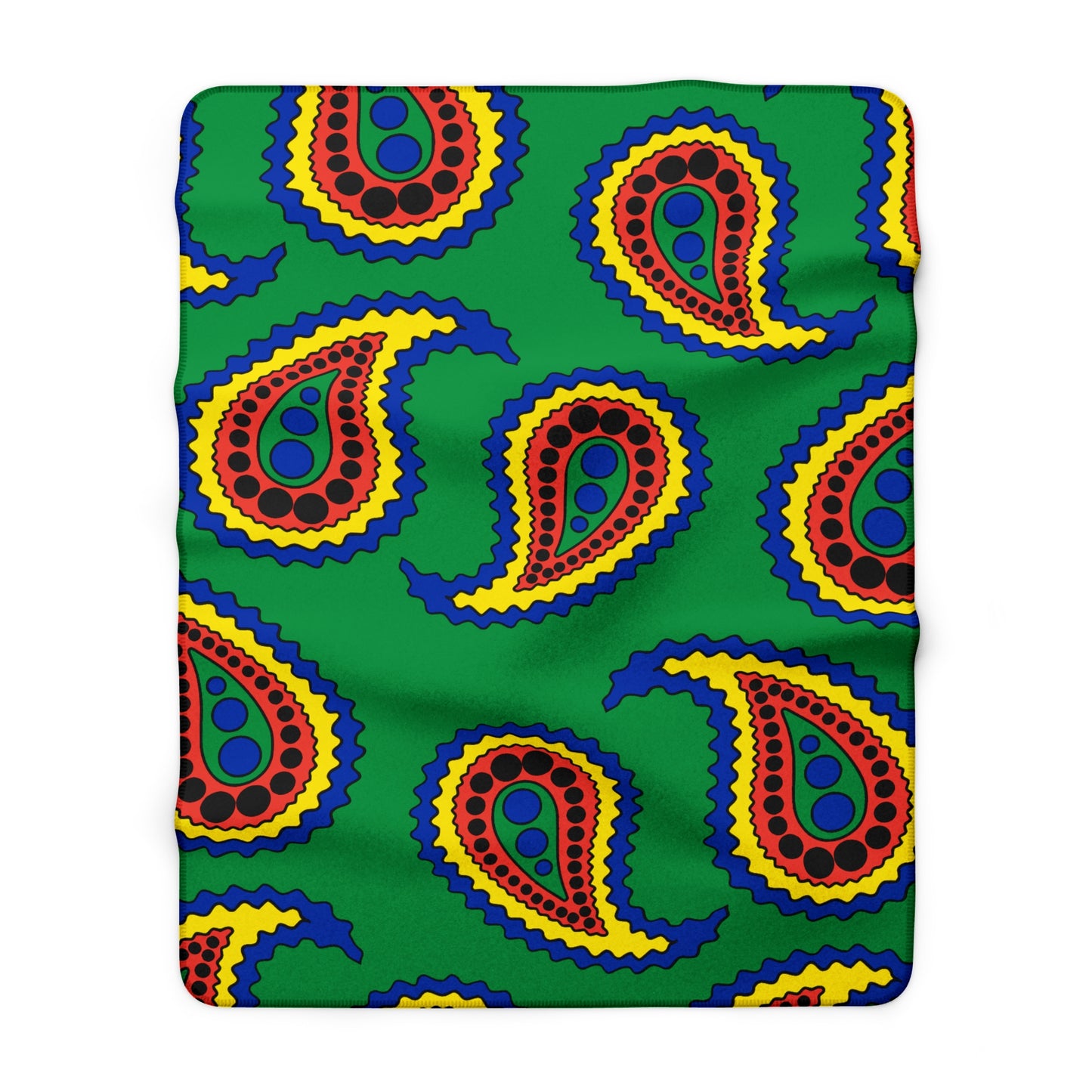 New Caledonia Retro Paisley Blanket Throw