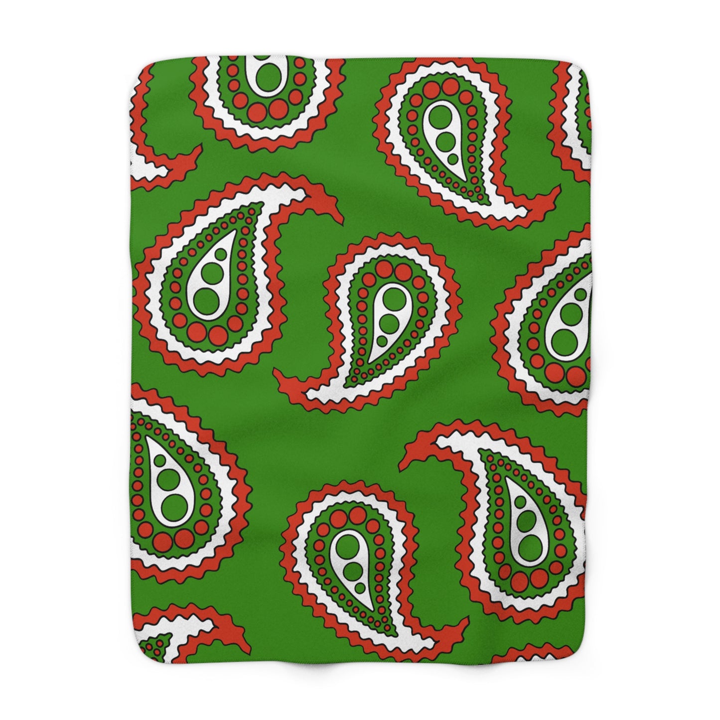 Hungary Retro Paisley Blanket Throw
