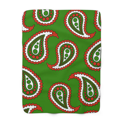 Hungary Retro Paisley Blanket Throw