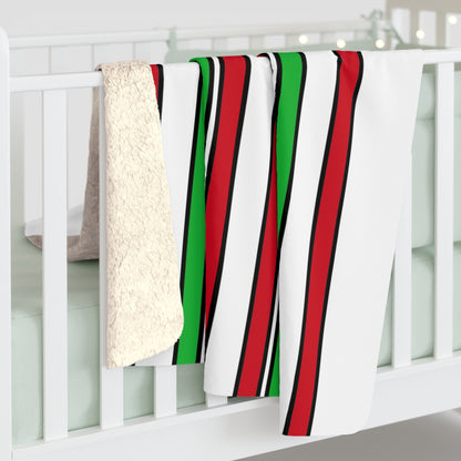 Burundi Retro Stripes Blanket Throw