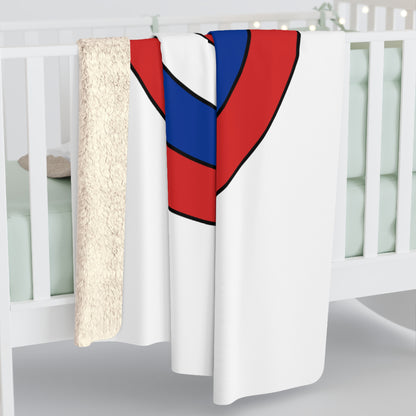 Faroe Islands Retro Target Blanket Throw