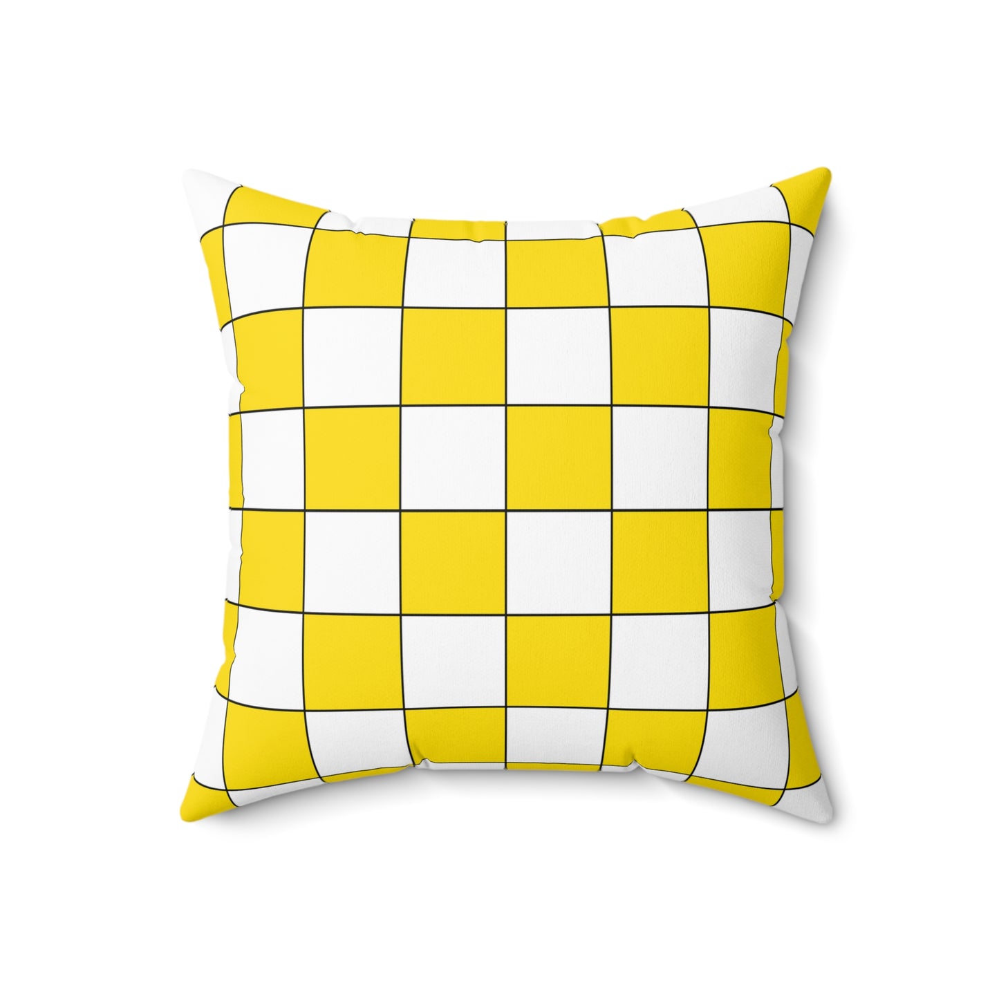Vatican City Retro Check Cushion Pillow