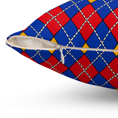 Armenia Retro Argyle Cushion Pillow
