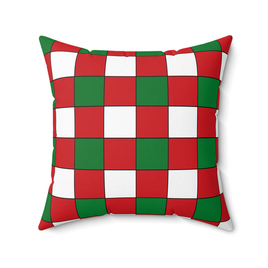 Belarus Retro Check Cushion Pillow