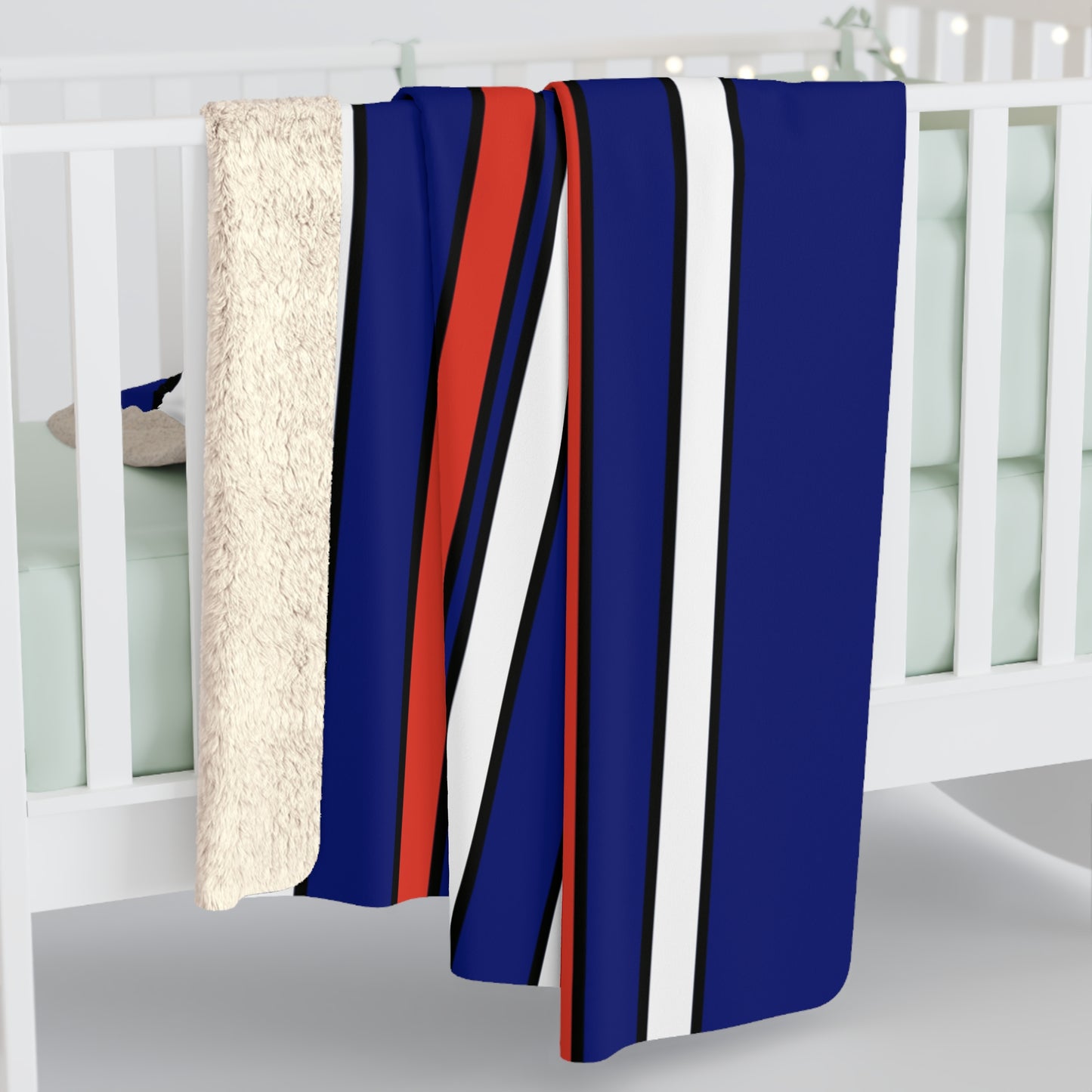 Cabo Verde Retro Stripes Blanket Throw