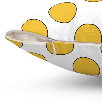 United States Virgin Islands Retro Polka Dots Cushion Pillow