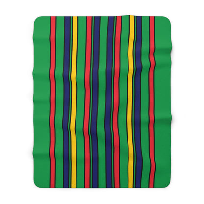 Mauritius Retro Stripes Blanket Throw