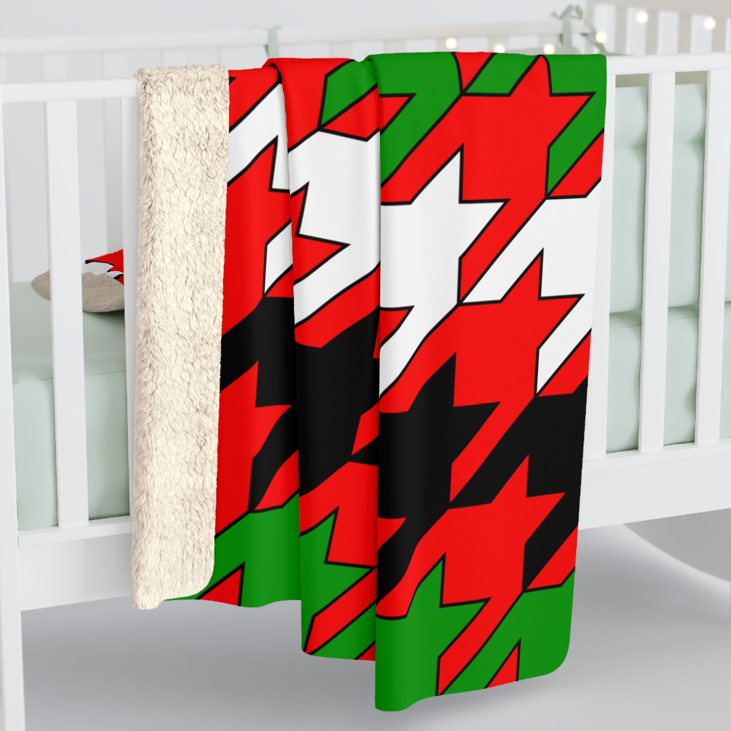Jordan Retro Houndstooth Blanket Throw