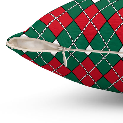 Mexico Retro Argyle Cushion Pillow