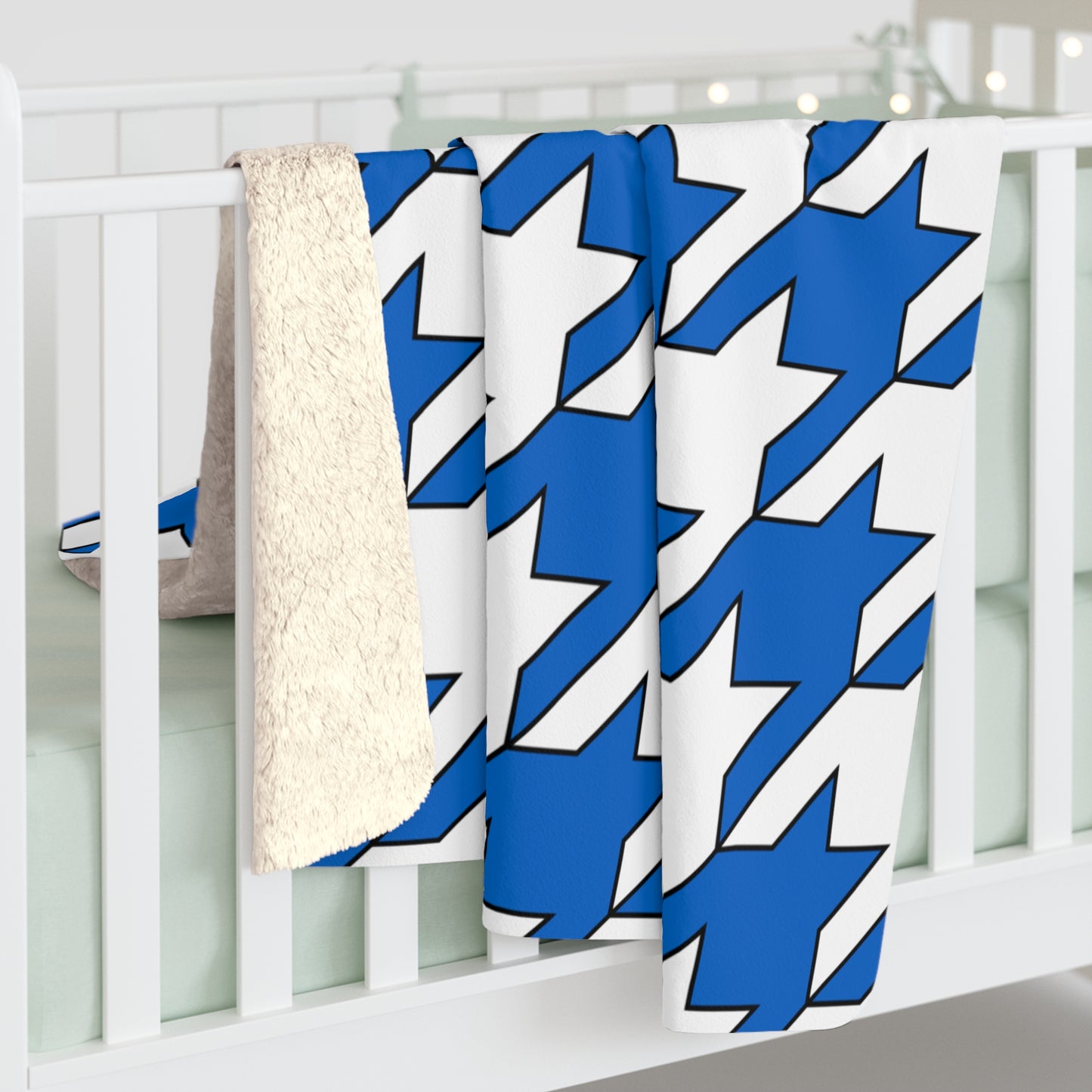 Nicaragua Retro Houndstooth Blanket Throw