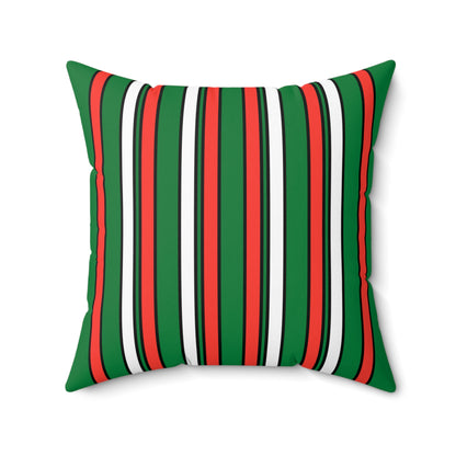Madagascar Retro Stripes Cushion Pillow