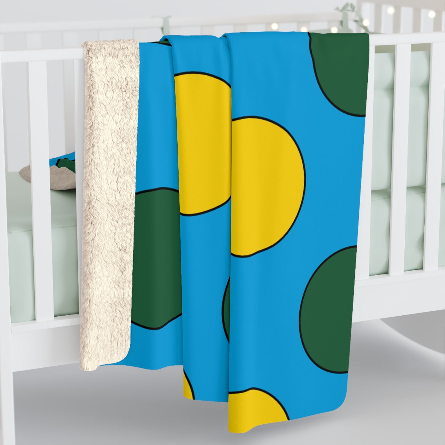 Rwanda Retro Polka Dots Blanket Throw