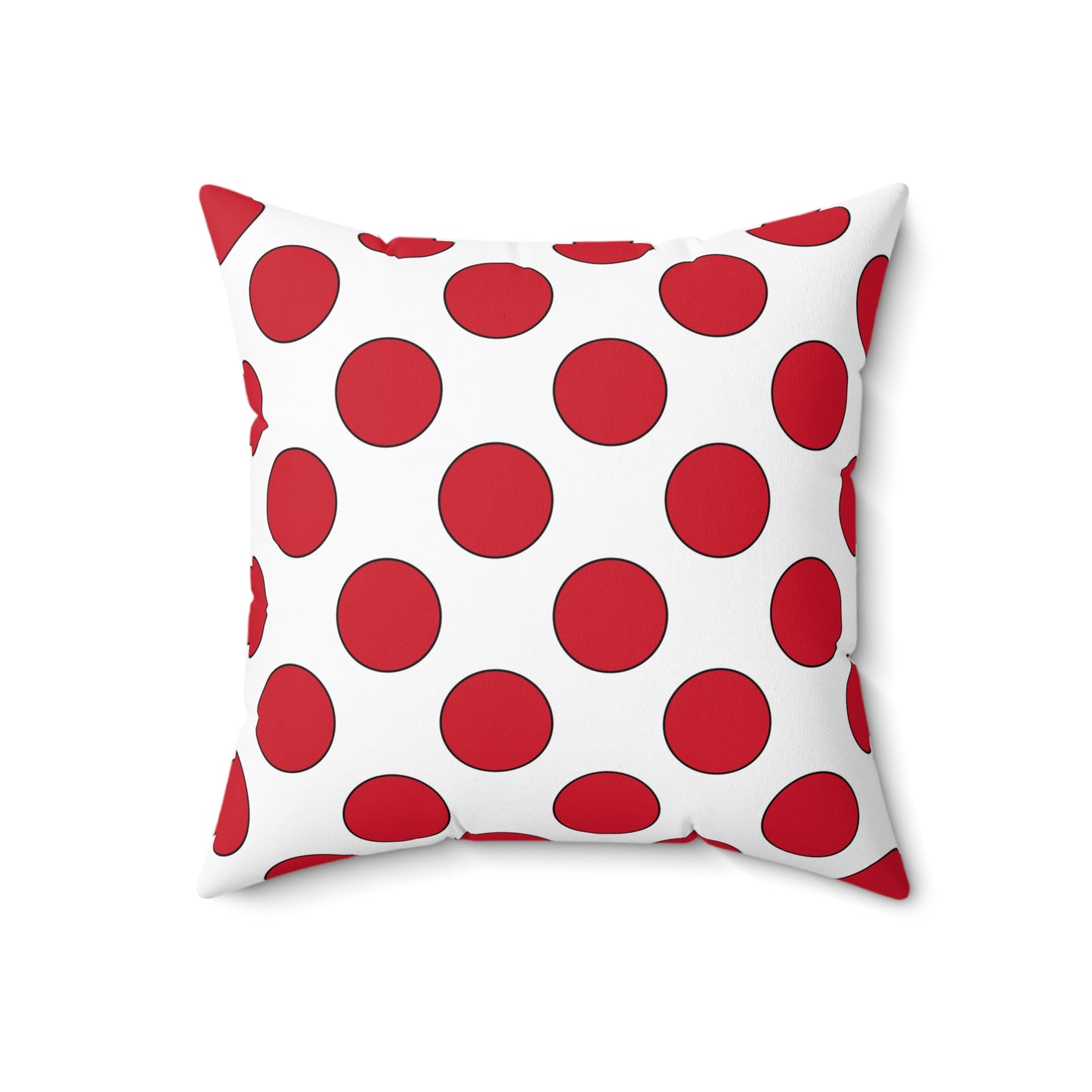 Jersey Retro Polka Dots Cushion Pillow