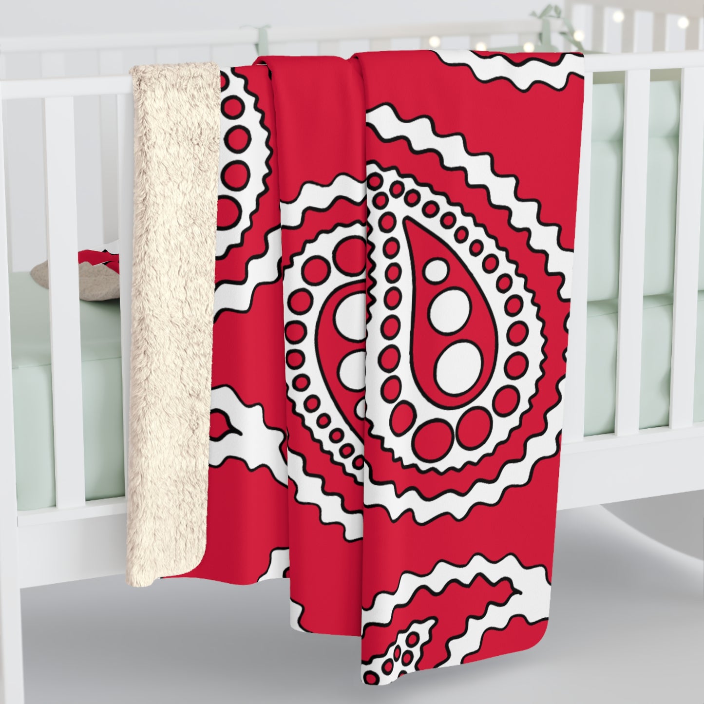 Poland Retro Paisley Blanket Throw