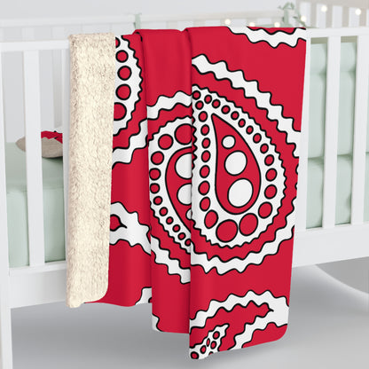 Poland Retro Paisley Blanket Throw