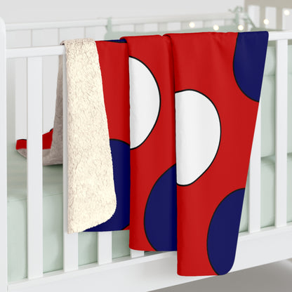 Nepal Retro Polka Dots Blanket Throw