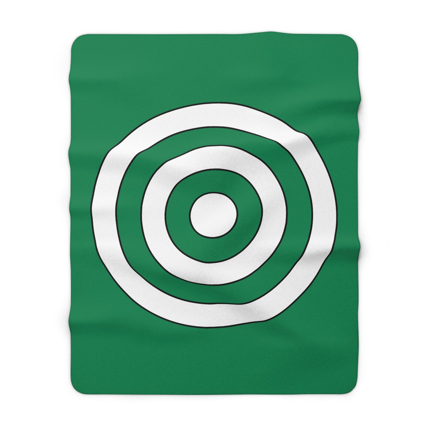 Nigeria Retro Target Blanket Throw