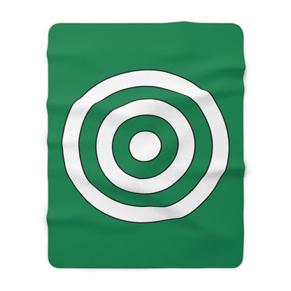 Nigeria Retro Target Blanket Throw