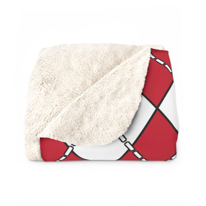 United Kingdom (UK) Retro Argyle Blanket Throw