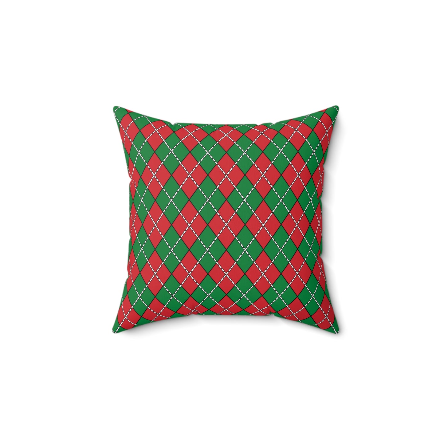 Turkmenistan Retro Argyle Cushion Pillow