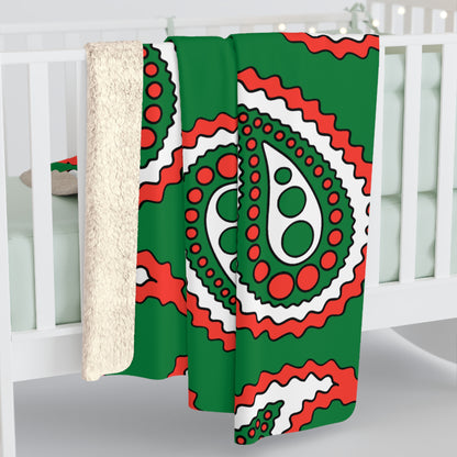 Madagascar Retro Paisley Blanket Throw