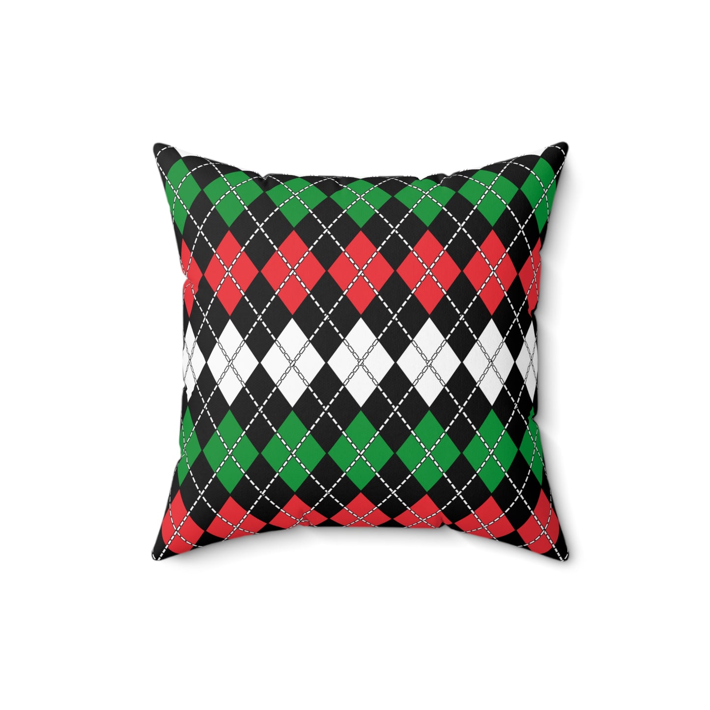 Palestine Retro Argyle Cushion Pillow
