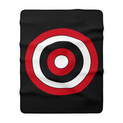 Egypt Retro Target Blanket Throw