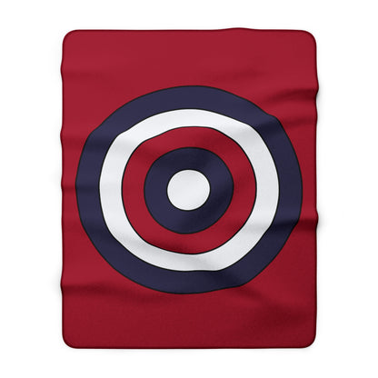 Thailand Retro Target Blanket Throw