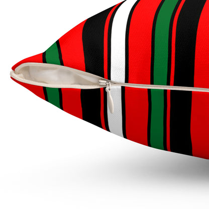 United Arab Emirates Retro Stripes Cushion Pillow