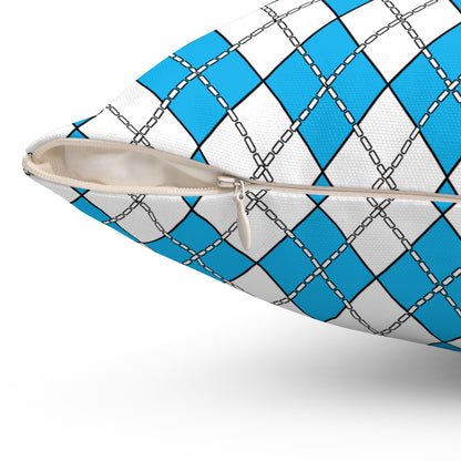 San Marino Retro Argyle Cushion Pillow