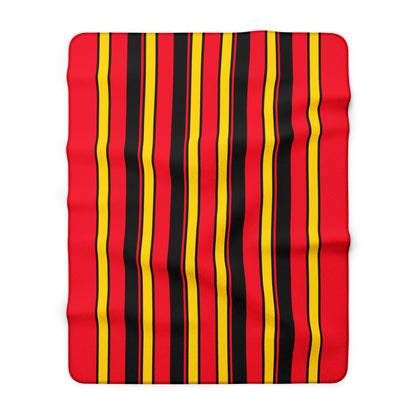 Belgium Retro Stripes Blanket Throw