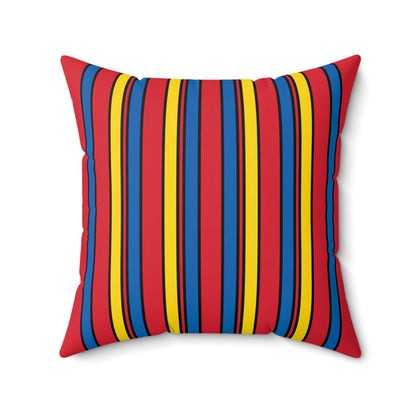 Mongolia Retro Stripes Cushion Pillow