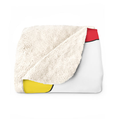 Guernsey Retro Polka Dots Blanket Throw