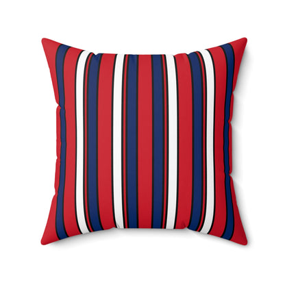 Lao Peoples Democratic Republic Retro Stripes Cushion Pillow