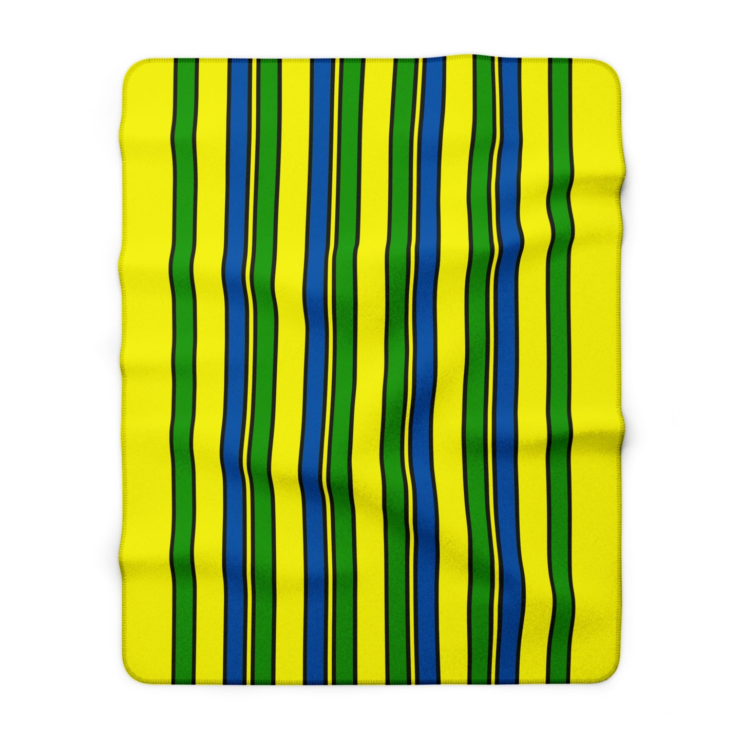 Saint Vincent And The Grenadines Retro Stripes Blanket Throw