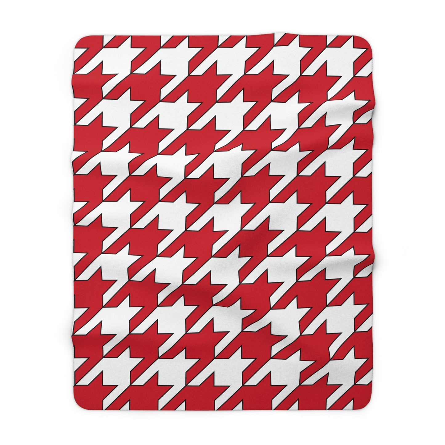 England Retro Houndstooth Blanket Throw