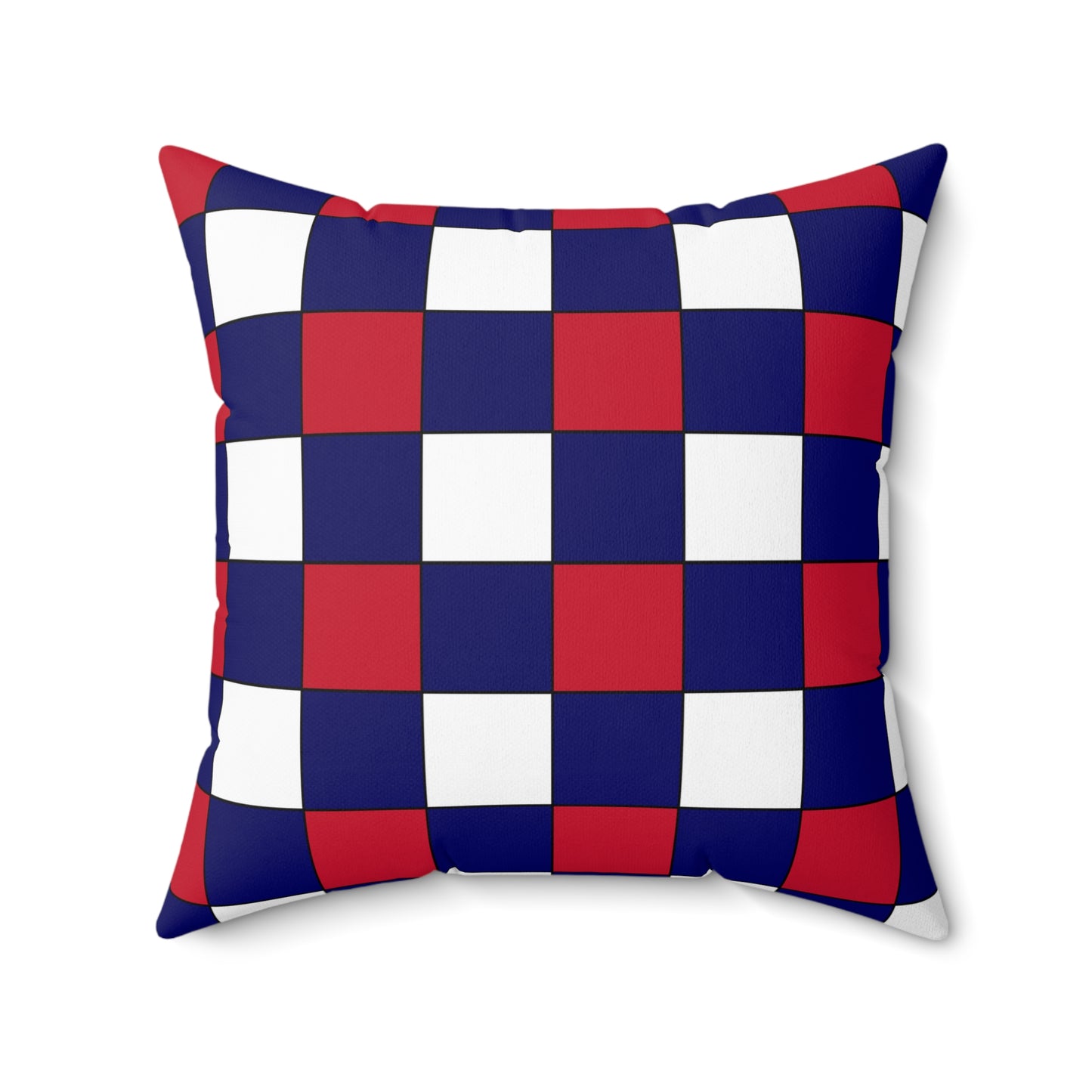 South Georgia And The South Sandwich Islands Retro Check Cushion Pillow