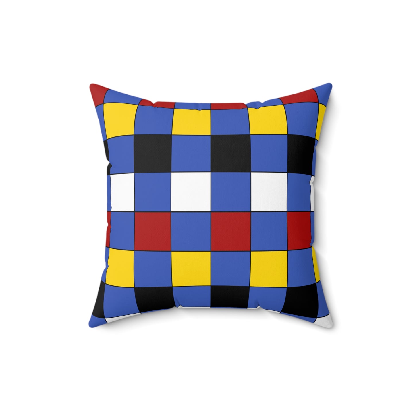 Eswatini Retro Check Cushion Pillow