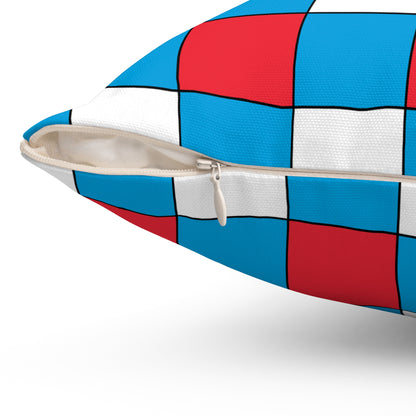 Luxembourg Retro Check Cushion Pillow