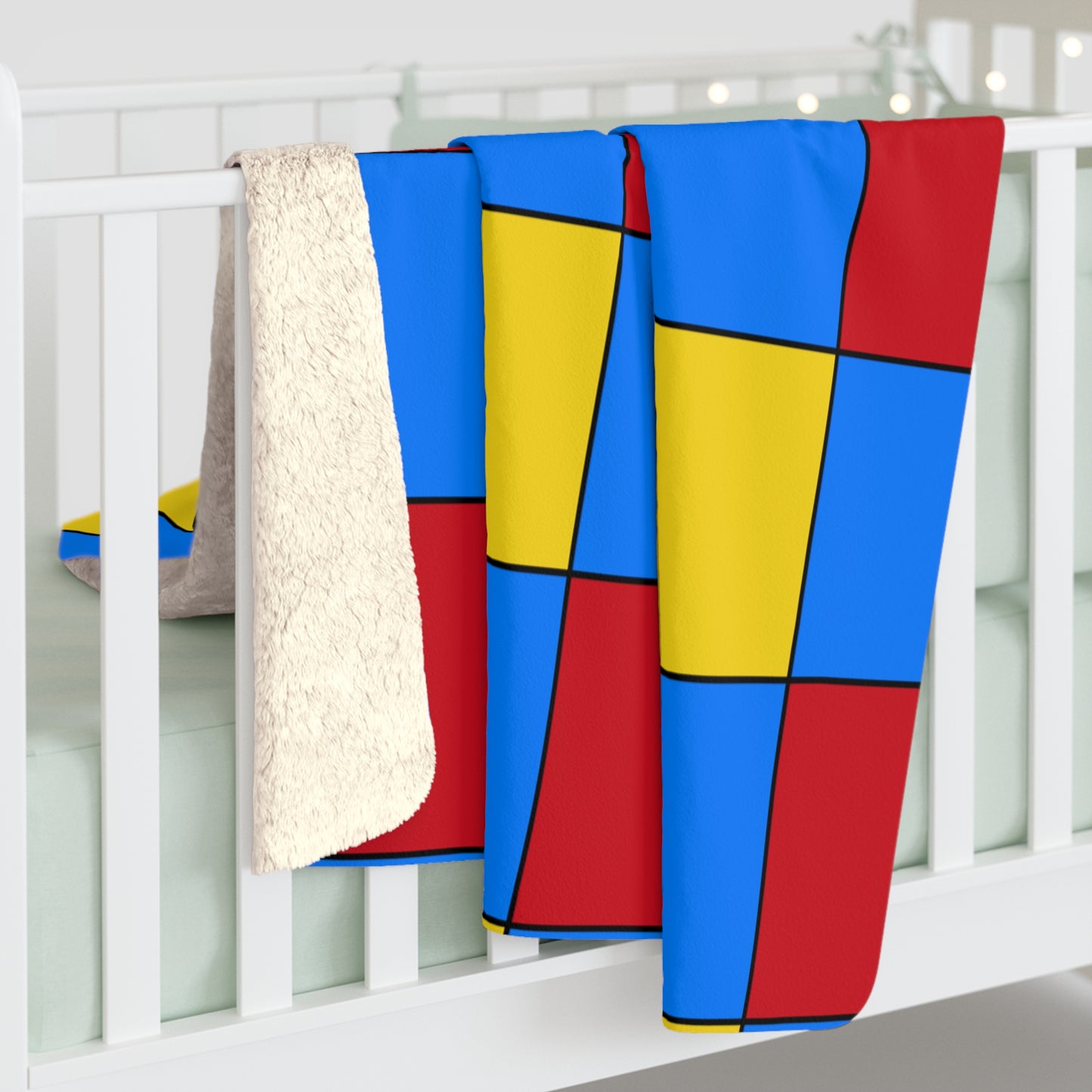 Democratic Republic of the Congo Retro Check Blanket Throw