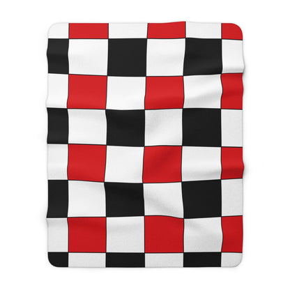 Gibraltar Retro Check Blanket Throw