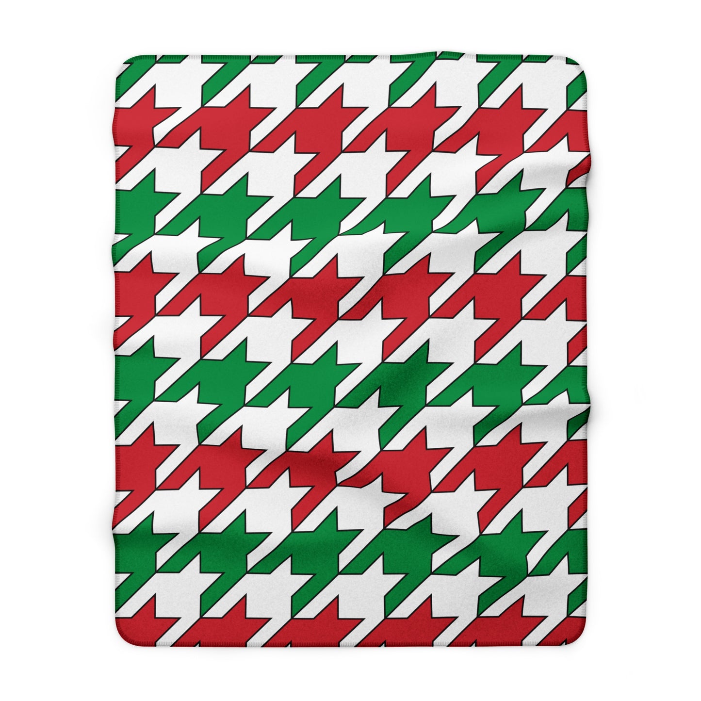 Italy Retro Houndstooth Blanket Throw