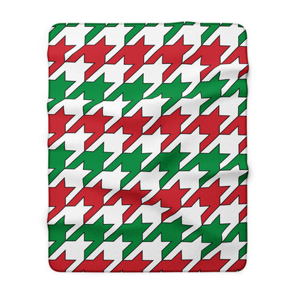 Italy Retro Houndstooth Blanket Throw